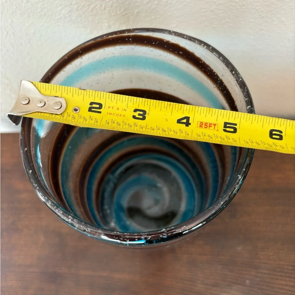 MCM Italian Toso Fratelli Handblown Murano Glass Vase